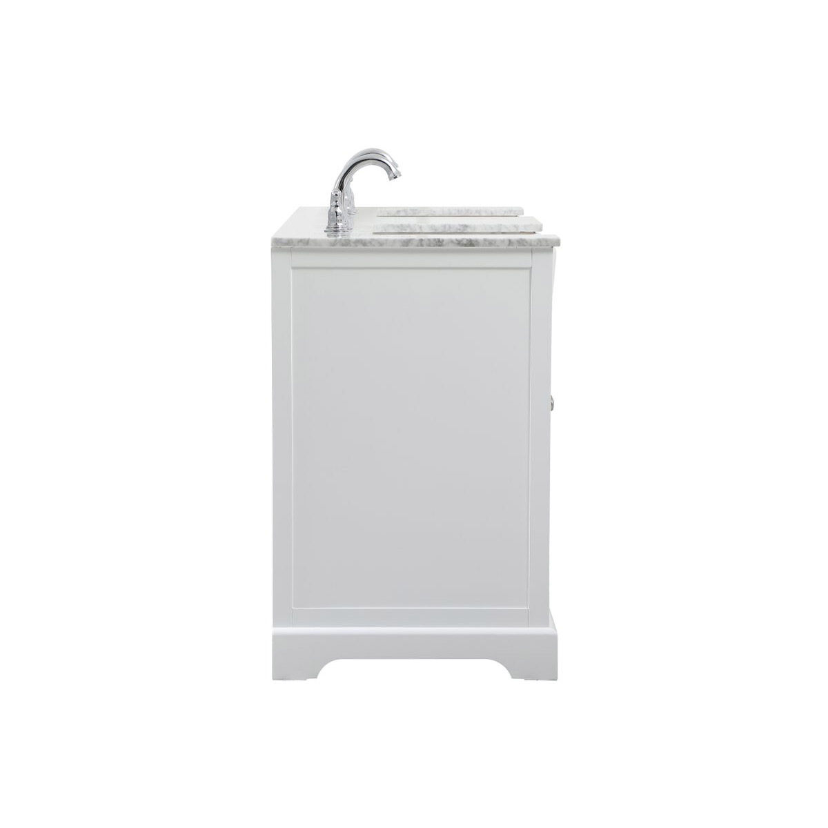 Franklin 60 X 22 X 35 inch White Bathroom Vanity Cabinet