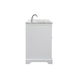 Franklin 60 X 22 X 35 inch White Bathroom Vanity Cabinet