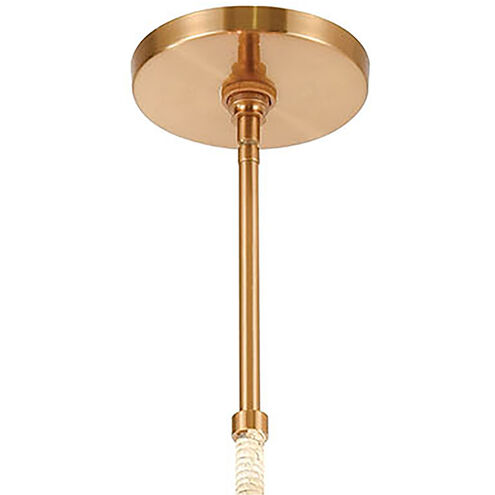 Laucala 5 Light 24 inch Satin Brass Chandelier Ceiling Light