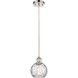 Ballston Athens Water Glass LED 6 inch Polished Nickel Mini Pendant Ceiling Light