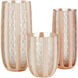 Merletto 7.75 X 6 inch Vases, Set of 3