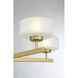 Falster LED 26 inch Warm Brass Chandelier Ceiling Light
