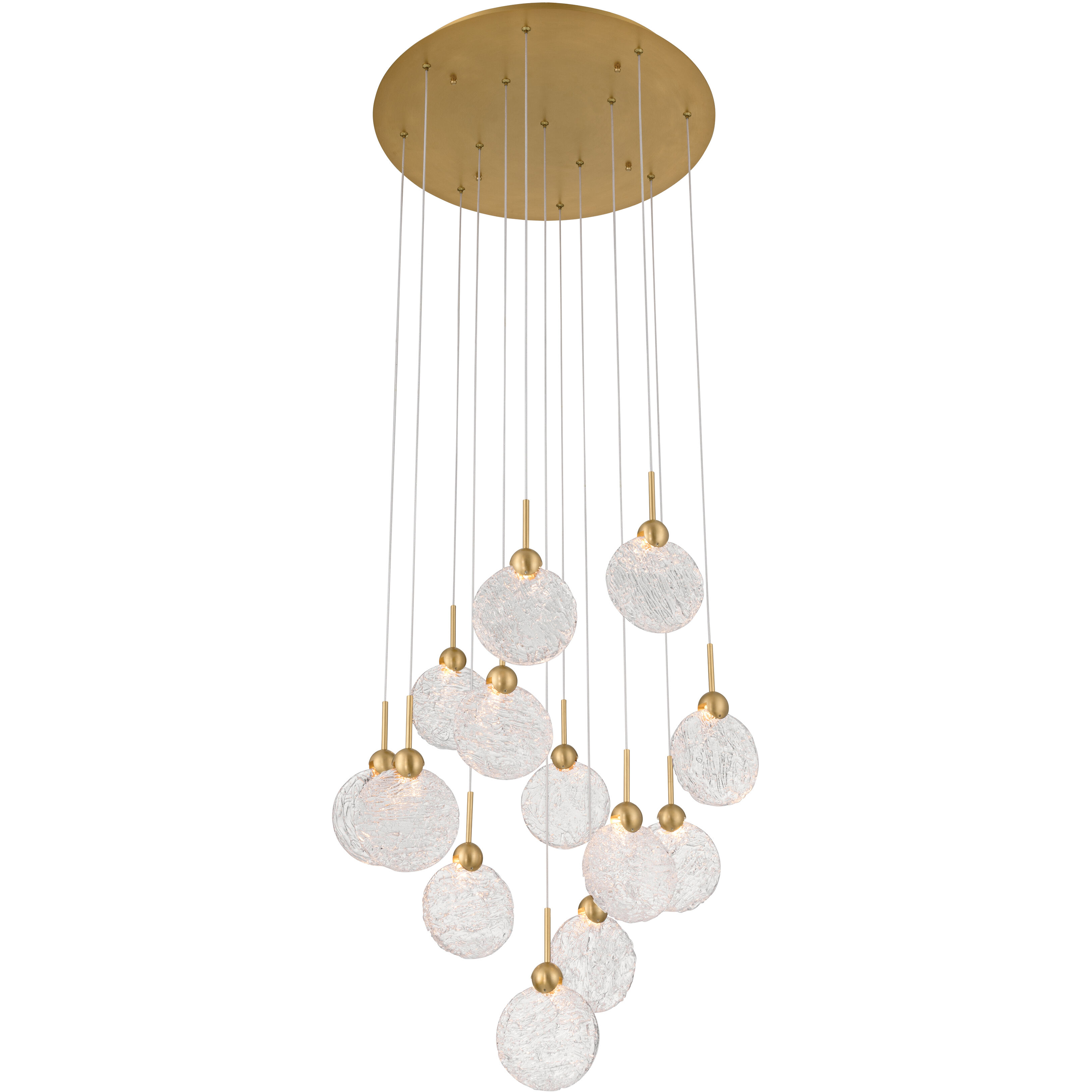 Briselle LED 24 inch Legacy Brass Pendant Ceiling Light