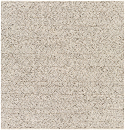 Ingrid 96 X 96 inch White Rug in 8 Ft Square, Square