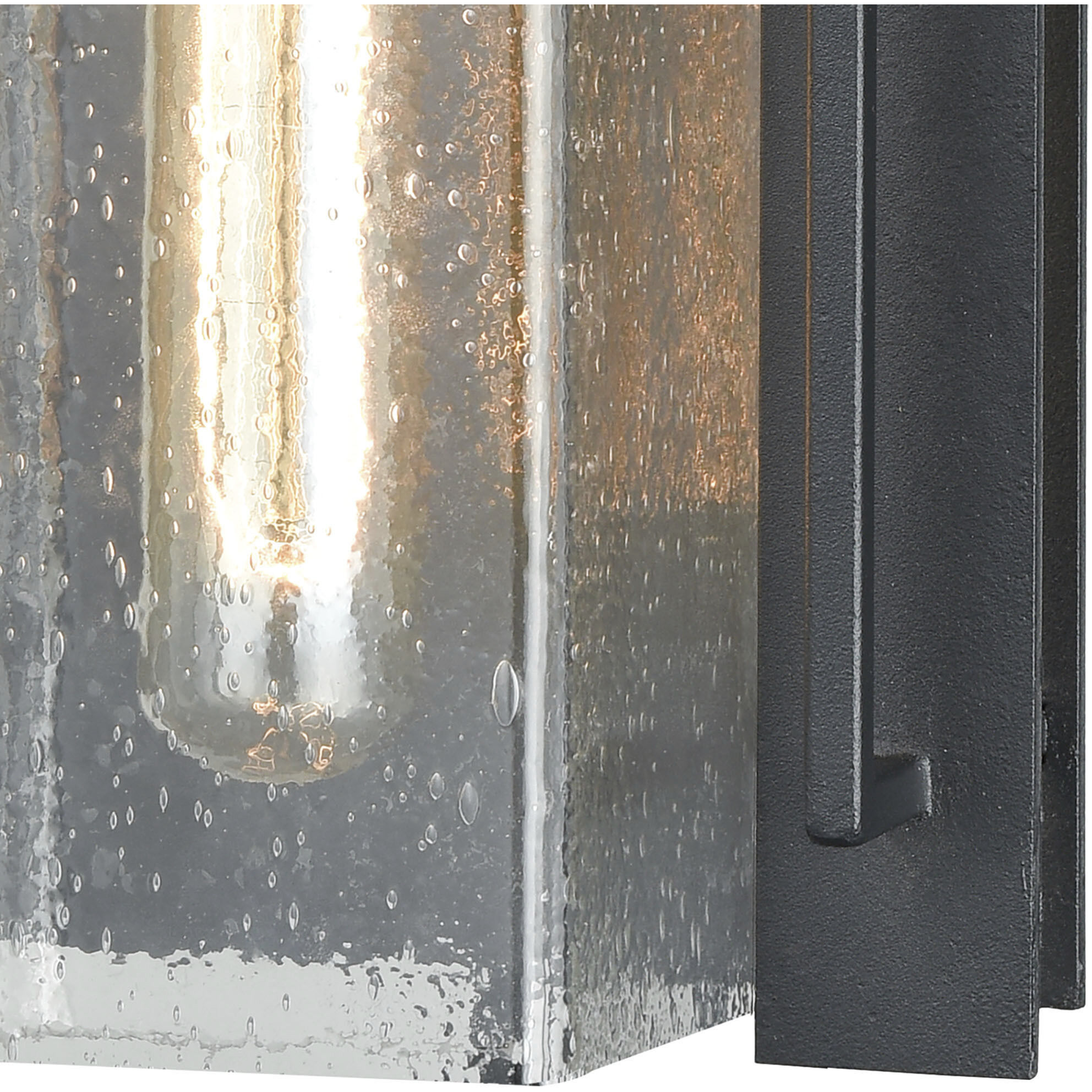 Overton 1 Light 12 inch Matte Black Outdoor Wall Sconce