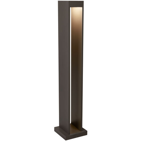 Sean Lavin Syntra 120 28.9 watt Bronze Outdoor Bollard in LED 80 CRI 3000K, Button Photocontrol, Integrated LED