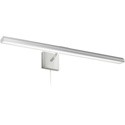 Leonardo 40 watt 32 inch Satin Chrome Picture Light Wall Light