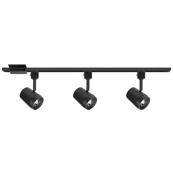Ocularc 1 Light 120 Black Track Head Ceiling Light in 1800K