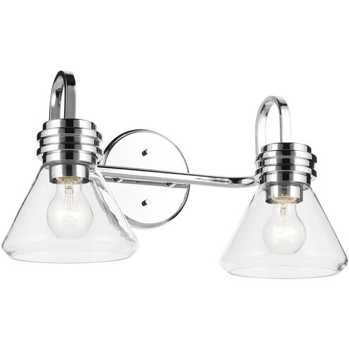 Farum 2 Light 19.25 inch Chrome Vanity Light Wall Light