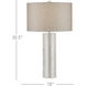 Mercurius 30.5 inch 150 watt White Table Lamp Portable Light