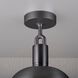 Forked LED 9.84 inch Gun Metal Flush Mount Ceiling Light