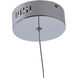 Canada 1 Light 5 inch Chrome Single Pendant Lighting Ceiling Light