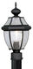 Monterey 1 Light 17 inch Black Outdoor Post Top Lantern