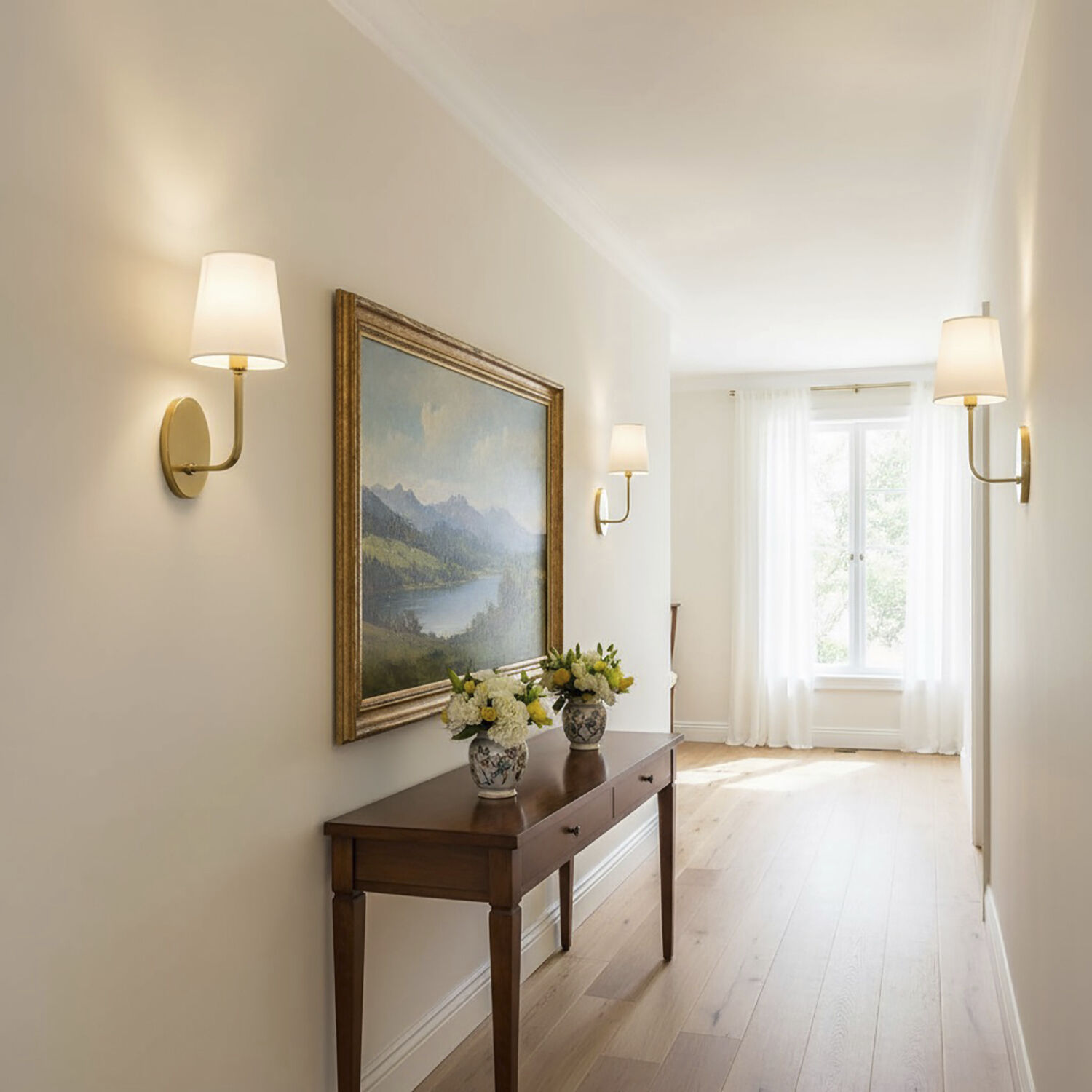 Rhythm Wall Sconce Wall Light in Brushed Gold