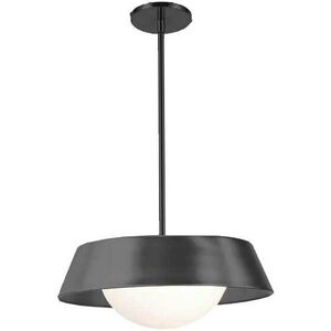 Palatine LED 17.25 inch Matte Black Pendant Ceiling Light