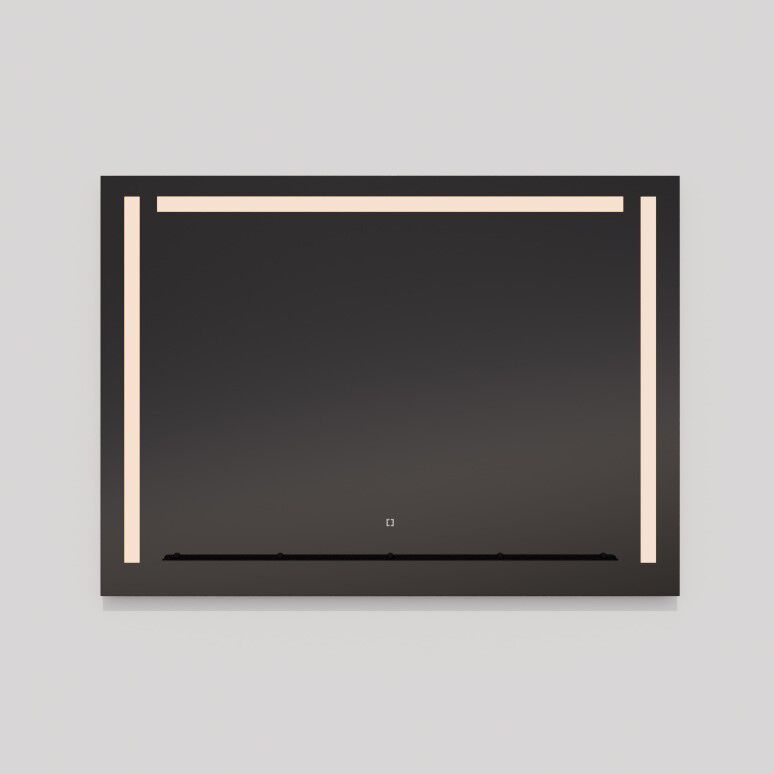 Skylight 36 X 24 inch Black LED Lighted Mirror, Vanita by Oxygen