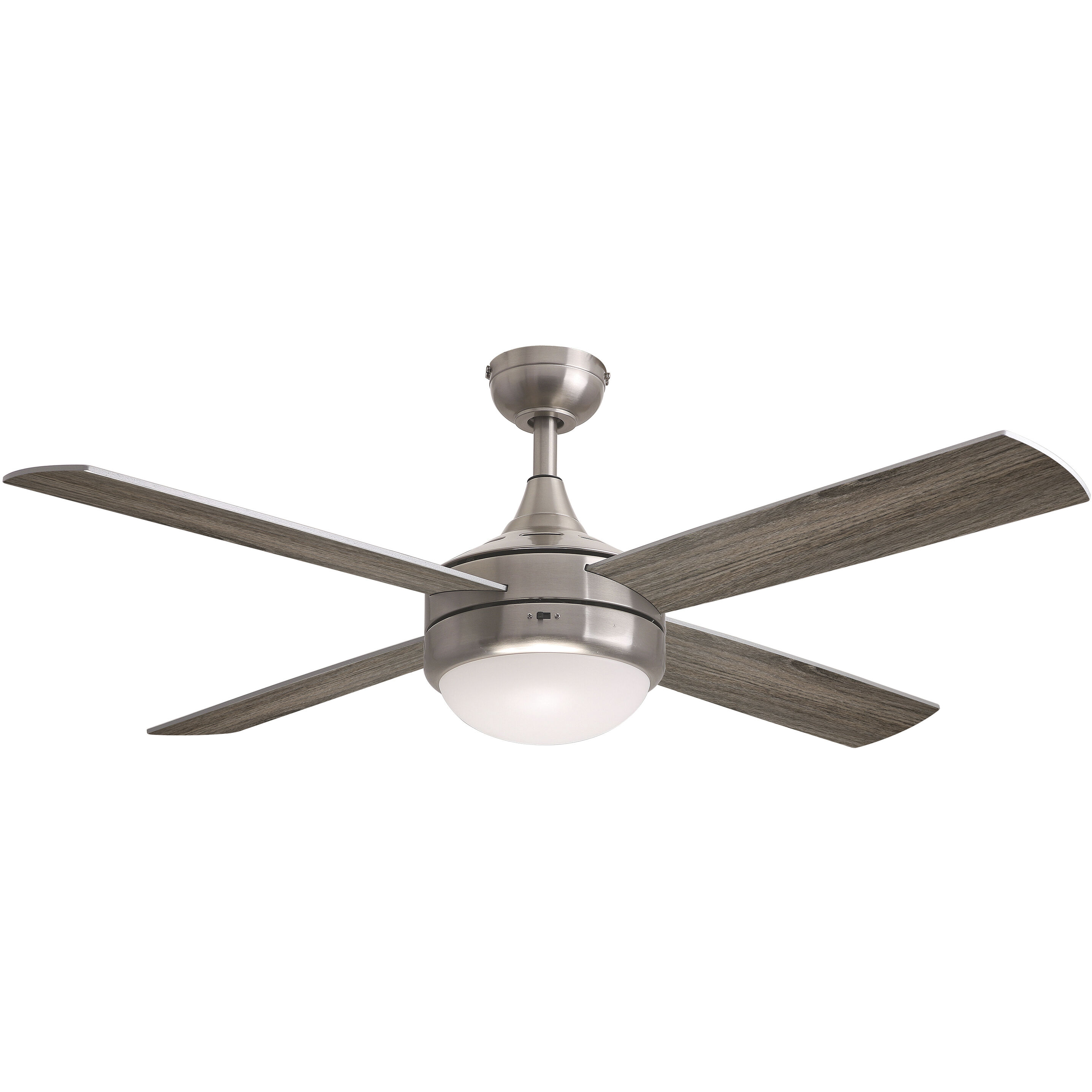 Quattro 52 inch Satin Nickel Indoor Ceiling Fan