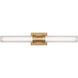 Kiel LED 4.75 inch Satin Brass Bath Vanity Wall Light