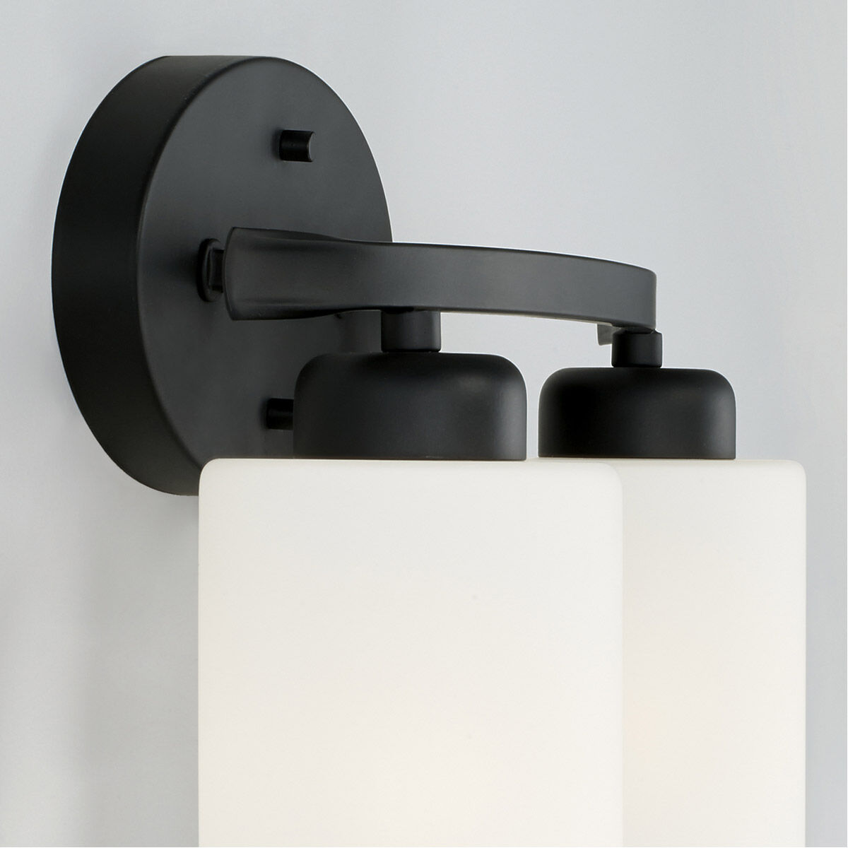 Dixon 2 Light 13 inch Matte Black Vanity Light Wall Light