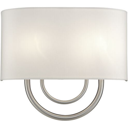 Stratton 2 Light 13 inch Brushed Nickel ADA Wall Sconce Wall Light