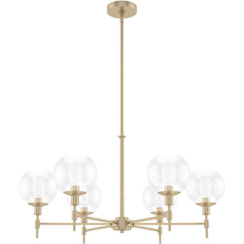 Xidane 6 Light 32 inch Alturas Gold Chandelier Ceiling Light