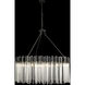 Matrix 12 Light 40 inch Matte Black and French Gold Chandelier Ceiling Light