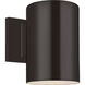 Outdoor Cylinders 1 Light 7.25 inch Bronze Outdoor Wall Lantern