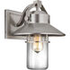 Sean Lavin Boynton 1 Light 12.88 inch Painted Brushed Steel Outdoor Wall Lantern