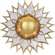 Ondine 10 inch Brushed Brass Wall Sconce Wall Light