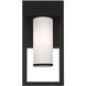 Bleecker 1 Light 17 inch Black Outdoor Wall Lantern