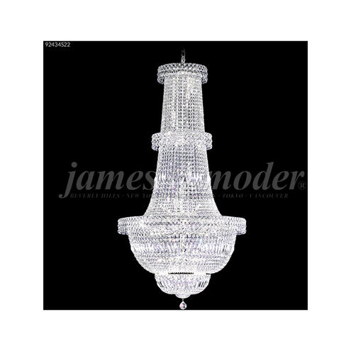 Prestige 34 Light 28 inch Silver Large Entry Crystal Chandelier Ceiling Light, Large