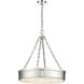 Anders LED 22 inch Polished Nickel Chandelier Ceiling Light