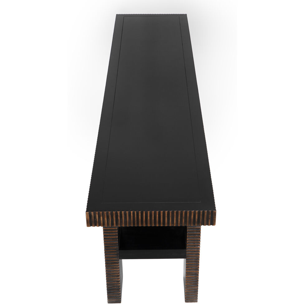 Nabu 82 X 17 inch Hand Rubbed Black Console