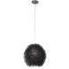 Urchin 1 Light 9 inch Black Mini Pendant Ceiling Light