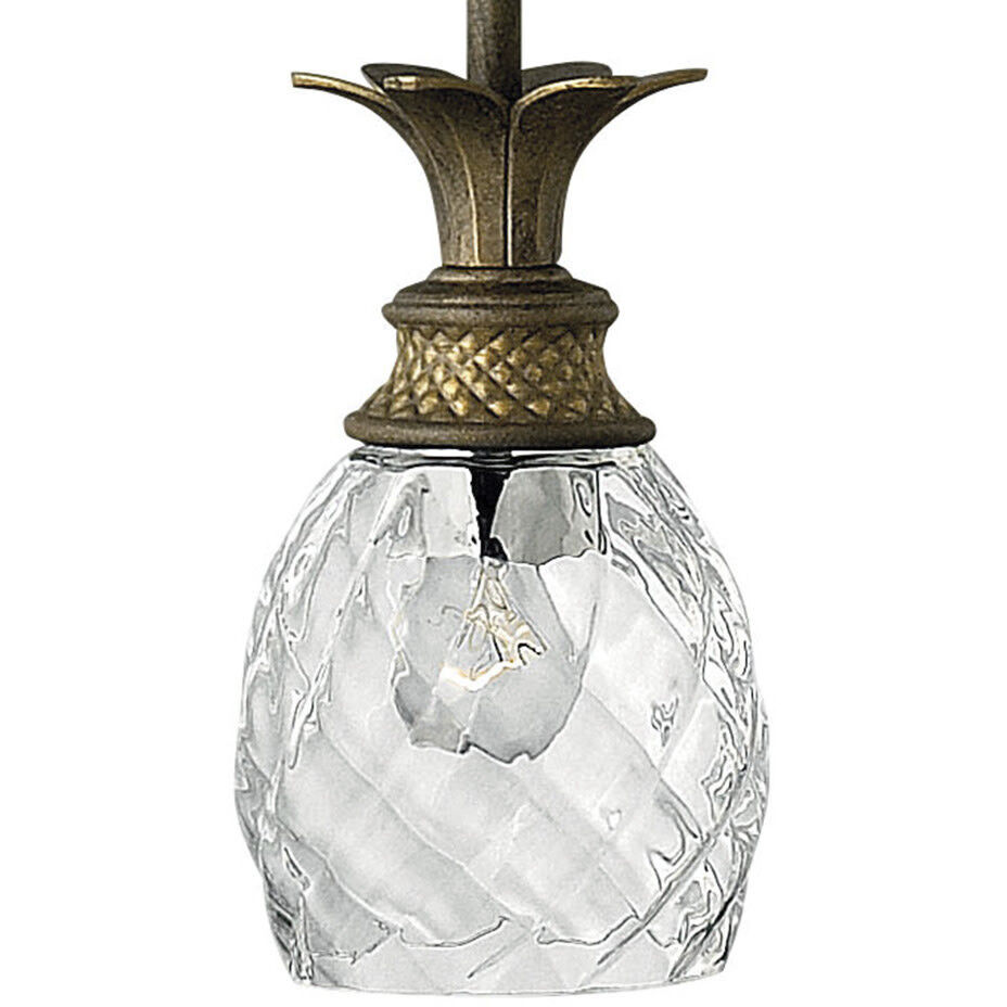 Plantation 1 Light 5 inch Pearl Bronze Indoor Mini Pendant Ceiling Light