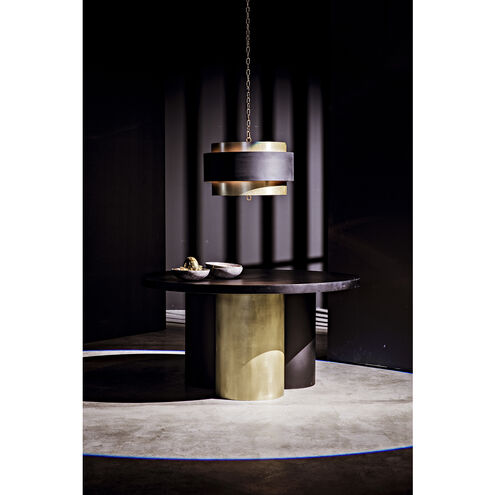 Demetrius 4 Light 24 inch Antique Brass Pendant Ceiling Light