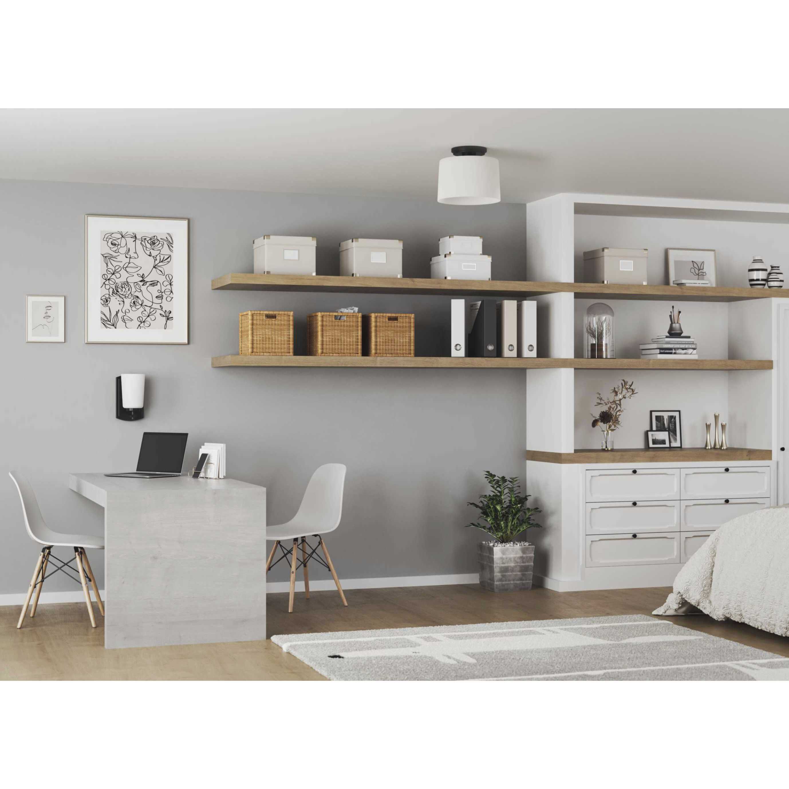 Adley 1 Light 4.5 inch Matte Black Bath Vanity Light Wall Light