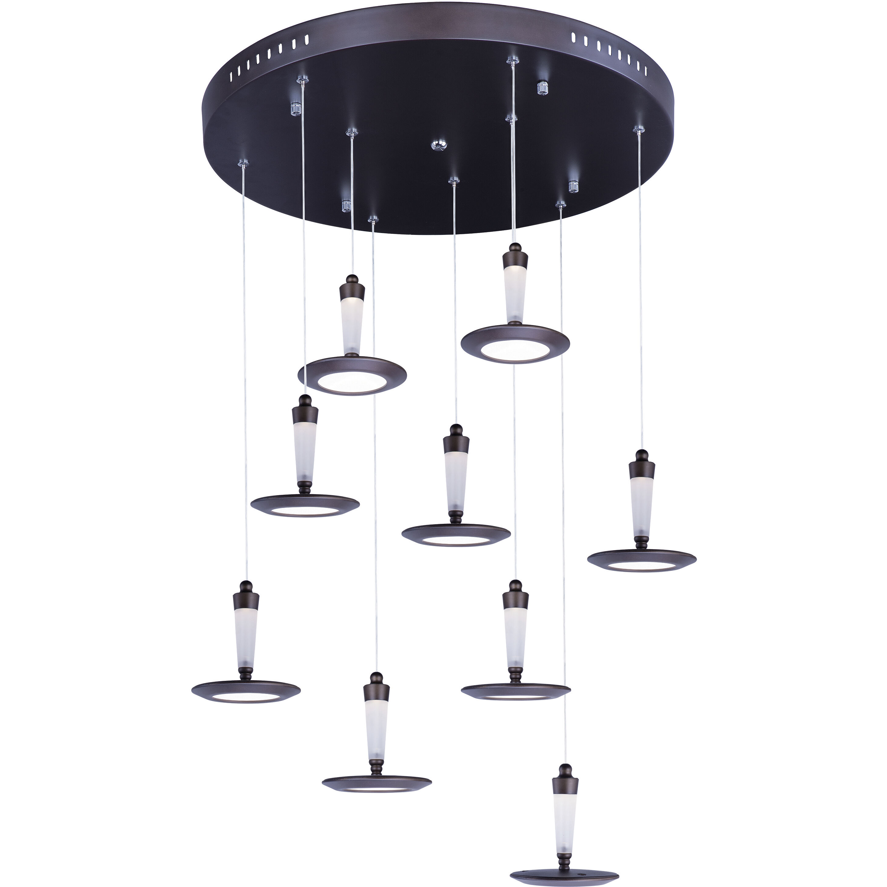 Hilite LED 23.5 inch Bronze Multi-Light Pendant Ceiling Light