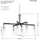 Pullman Junction 6 Light 40 inch Coal / Brushed Nickel Island Light Ceiling Light