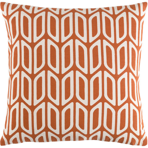 Trudy 18 X 18 inch Burnt Orange Pillow Kit, Square