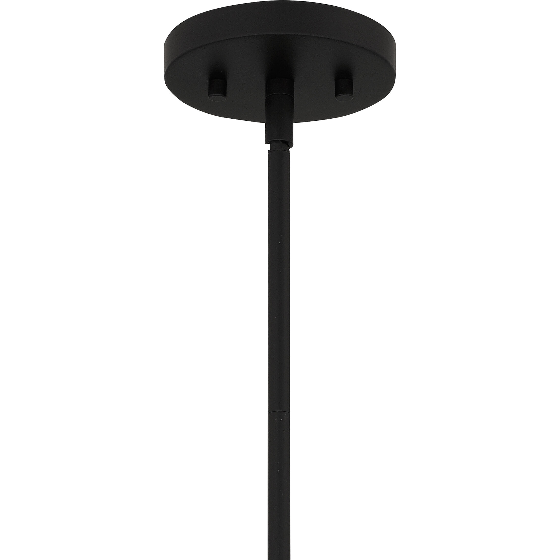 Rowland 1 Light 6 inch Matte Black Mini Pendant Ceiling Light