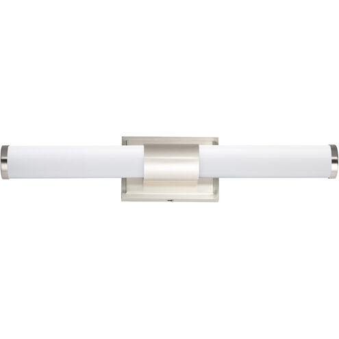 Optic LED 24 inch Satin Nickel Bath Vanity Wall Light