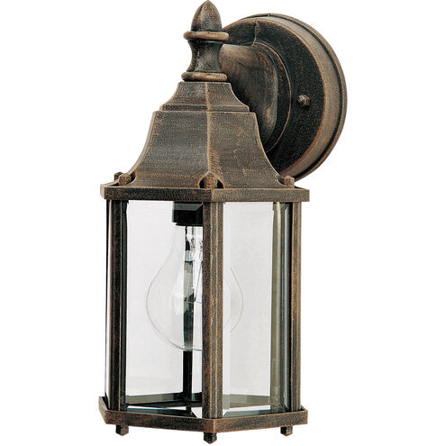 Builder Cast 1 Light 10 inch Rust Patina Outdoor Wall Mount