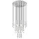 Stari 27 Light 36 inch Brushed Nickel Chandelier Ceiling Light