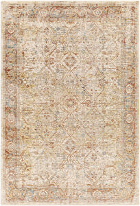 Aspendos 48 X 31 inch Dusty Pink Rug, Rectangle