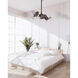 Atlas Dagny 38 inch Textured Bronze with Barnwood Tone Blades Ceiling Fan in Barn Wood