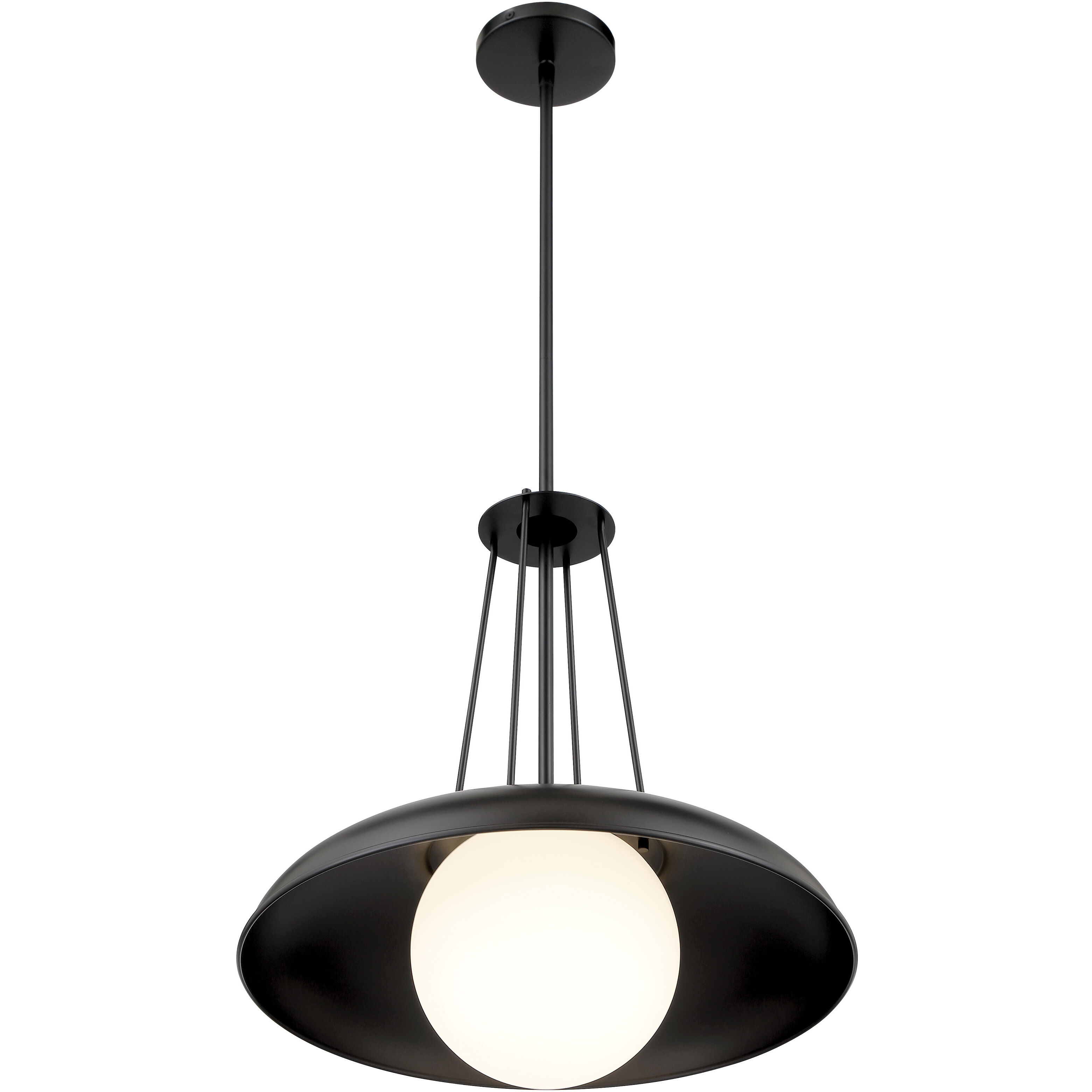 Schooner Ridge 1 Light 18.13 inch Coal Pendant Ceiling Light