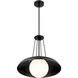Schooner Ridge 1 Light 18.13 inch Coal Pendant Ceiling Light