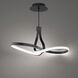 Mobius 1 Light 22.13 inch Black Linear Pendant Ceiling Light, dweLED