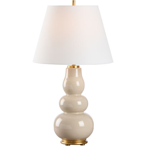 Denise 20.5 inch 100.00 watt Tan and Gold Table Lamp Portable Light